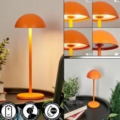 Lampe à poser Pelaro LED Orange, 1 lumière