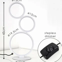 Lampe à poser Rodekro LED Blanc, 1 lumière