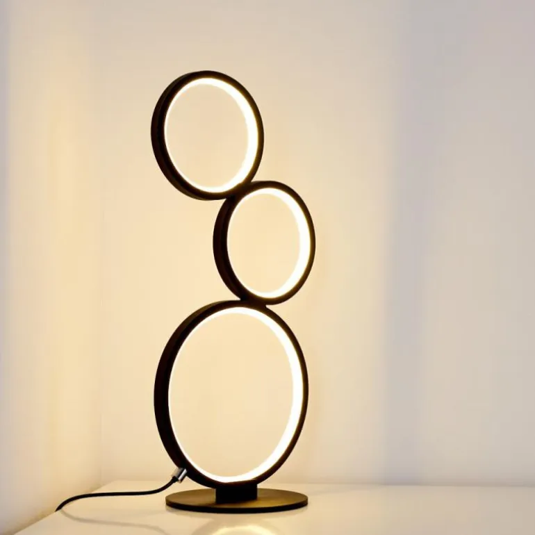 Lampe à poser Rodekro LED Noir, 1 lumière