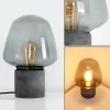 Lampe à poser Seiryu Gris, Noir, Pierre, 1 lumière