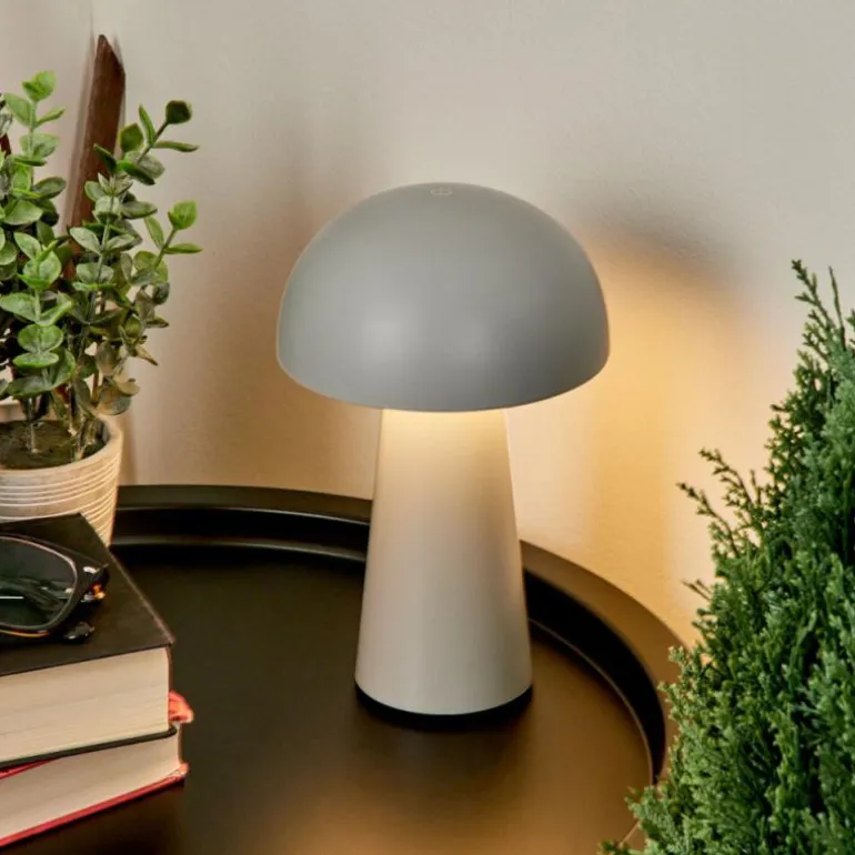 Lampe à poser Telve LED Gris, 1 lumière