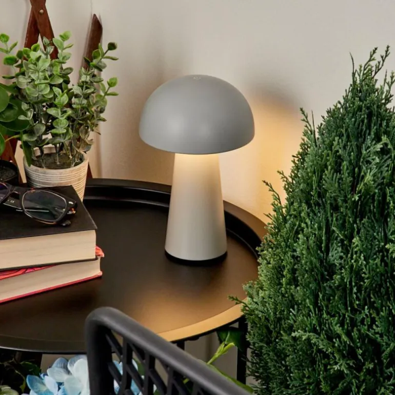 Lampe à poser Telve LED Gris, 1 lumière