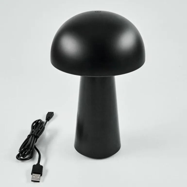 Lampe à poser Telve LED Noir, 1 lumière