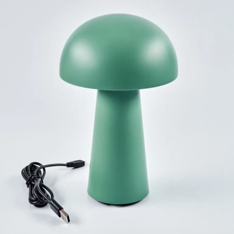 Lampe à poser Telve LED Vert, 1 lumière