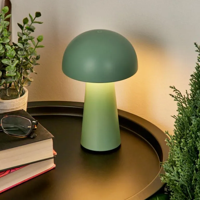 Lampe à poser Telve LED Vert, 1 lumière