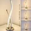 Lampe à poser Tervo LED Nickel mat, 2 lumières