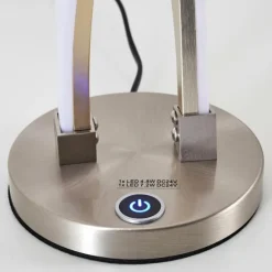 Lampe à poser Tervo LED Nickel mat, 2 lumières