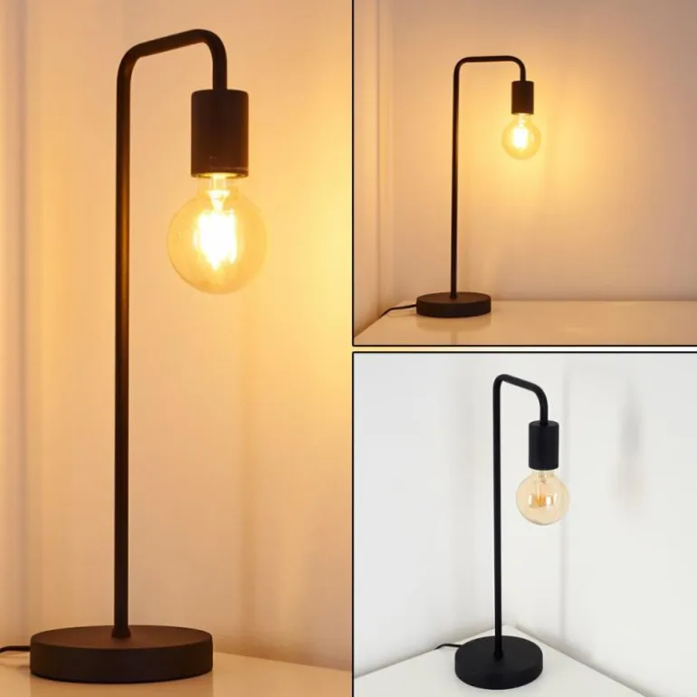Lampe à poser Valocolla Noir, 1 lumière