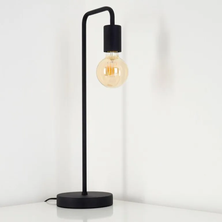 Lampe à poser Valocolla Noir, 1 lumière