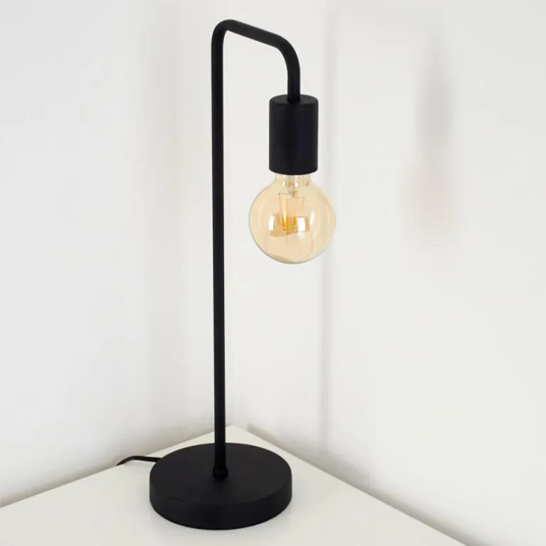 Lampe à poser Valocolla Noir, 1 lumière