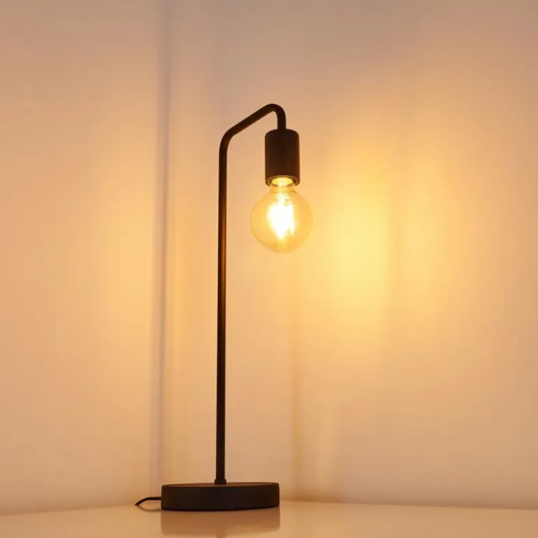 Lampe à poser Valocolla Noir, 1 lumière
