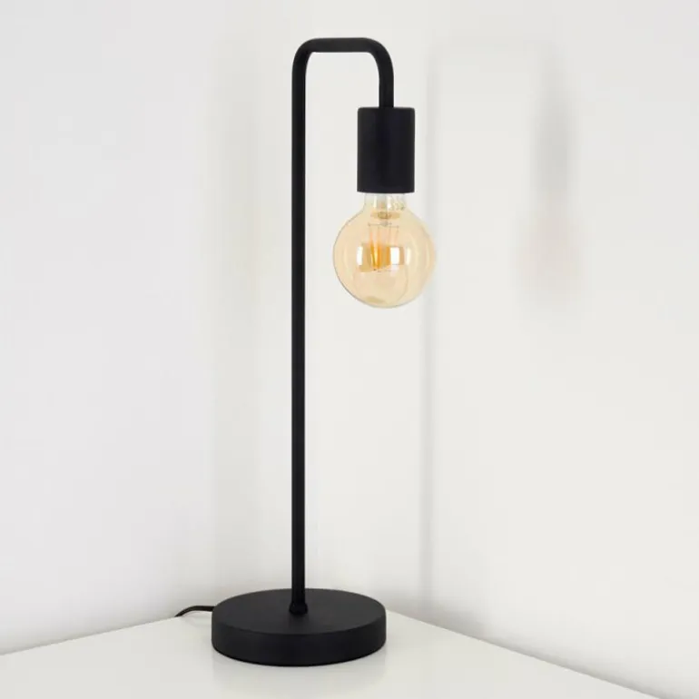 Lampe à poser Valocolla Noir, 1 lumière
