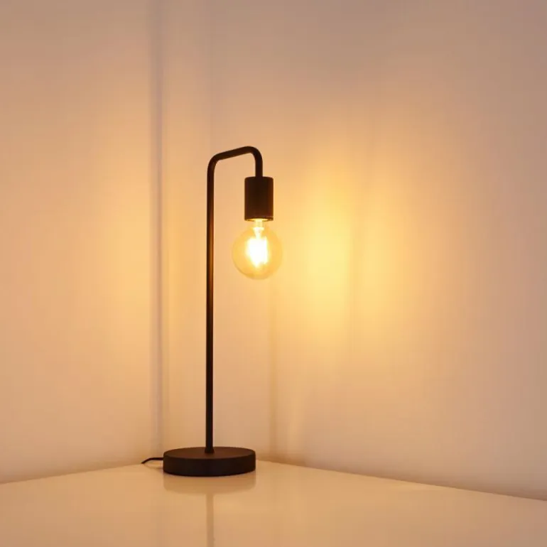 Lampe à poser Valocolla Noir, 1 lumière