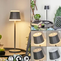 Lampe à poser Walt LED Anthracite, 1 lumière