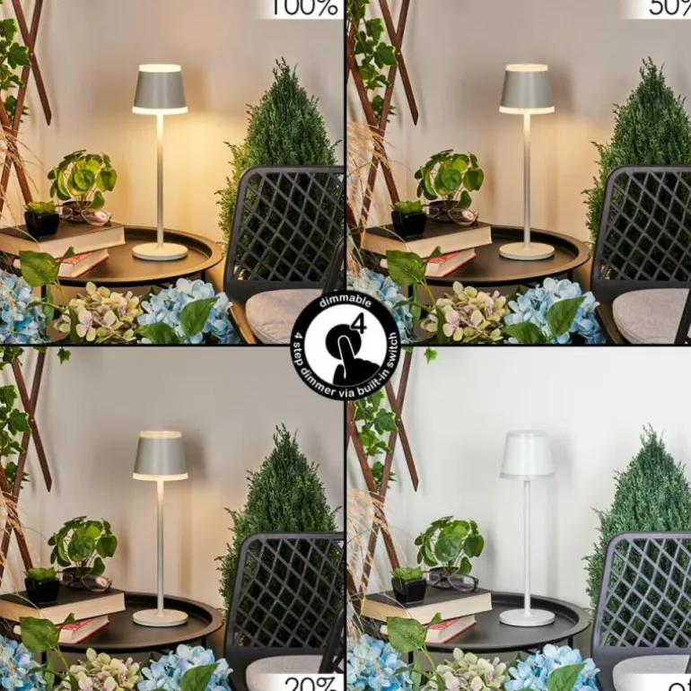 Lampe à poser Walt LED Gris, 1 lumière