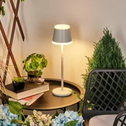 Lampe à poser Walt LED Gris, 1 lumière