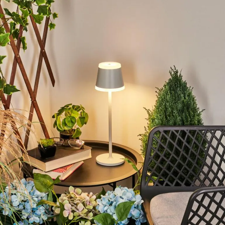 Lampe à poser Walt LED Gris, 1 lumière