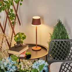 Lampe à poser Walt LED Rouille, 1 lumière