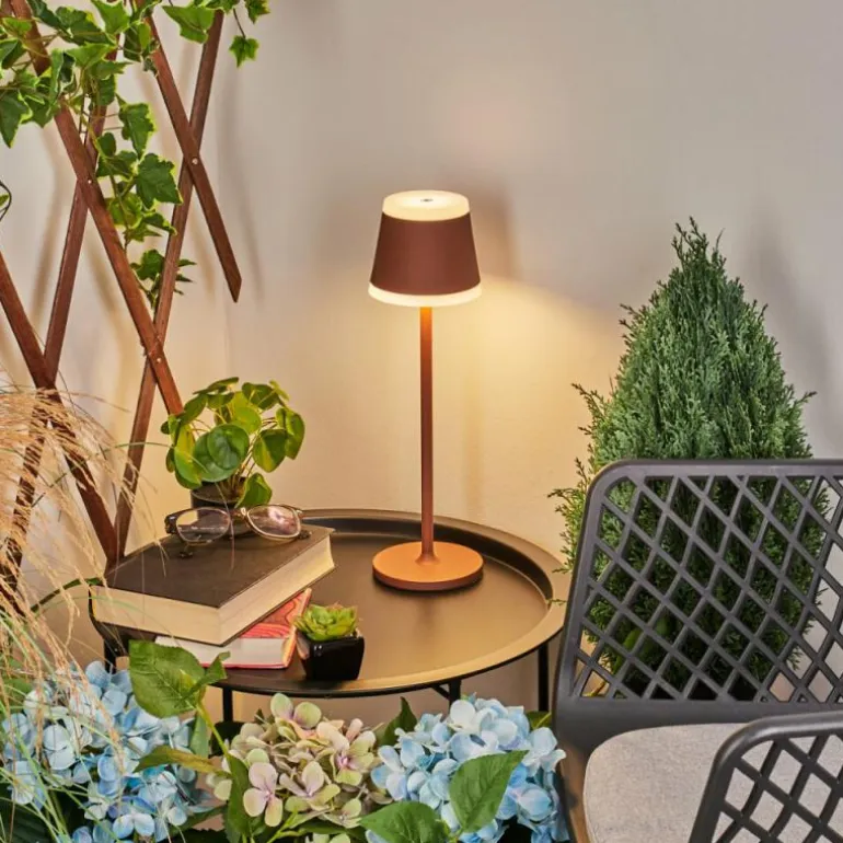 Lampe à poser Walt LED Rouille, 1 lumière