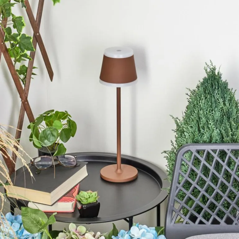 Lampe à poser Walt LED Rouille, 1 lumière