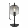 Lampe à poser WOFI SUITS Noir, 1 lumière