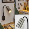 lampe à prise électrique Javel Noir, 1 lumière