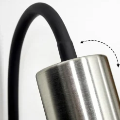 lampe à prise électrique Javel Noir, 1 lumière
