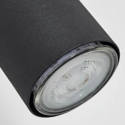 lampe à prise électrique Javel Noir, 1 lumière