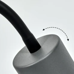 lampe à prise électrique Javel Noir, 1 lumière