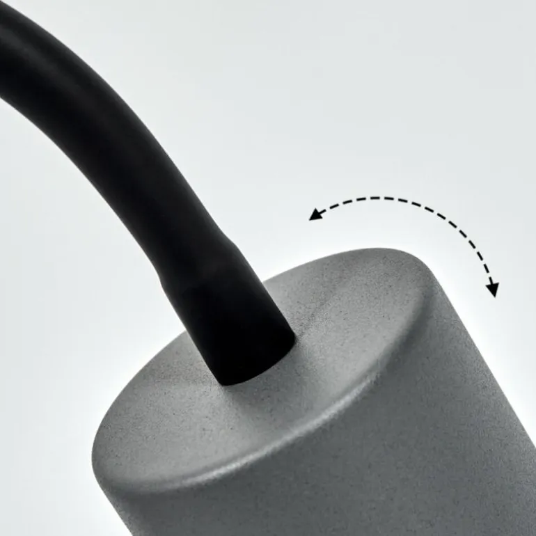 lampe à prise électrique Javel Noir, 1 lumière