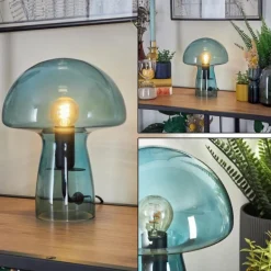 Lampe Champignon Almagre Lampe à poser Noir, 1 lumière