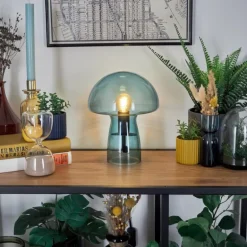 Lampe Champignon Almagre Lampe à poser Noir, 1 lumière