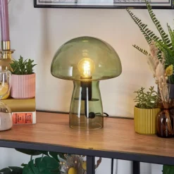 Lampe Champignon Almagre Lampe à poser Noir, 1 lumière