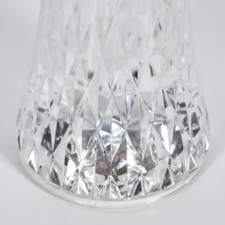 Lampe Champignon Balsa Lampe à poser LED Transparent, 1 lumière, Changeur de couleurs