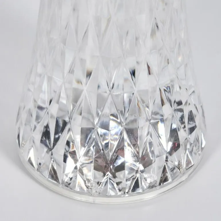 Lampe Champignon Balsa Lampe à poser LED Transparent, 1 lumière, Changeur de couleurs