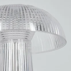 Lampe Champignon Balsa Lampe à poser LED Transparent, 1 lumière