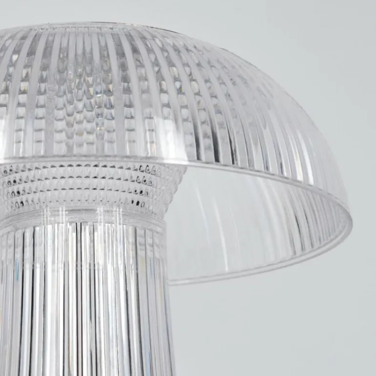 Lampe Champignon Balsa Lampe à poser LED Transparent, 1 lumière