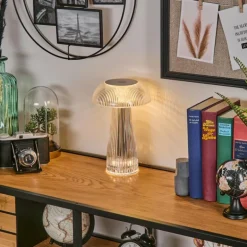 Lampe Champignon Balsa Lampe à poser LED Transparent, 1 lumière