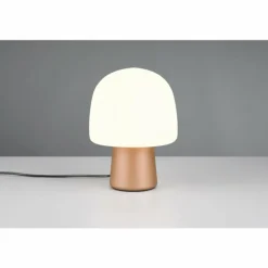 Lampe Champignon Steen Lampe à poser Luminaires Trio Brun, 1 lumière