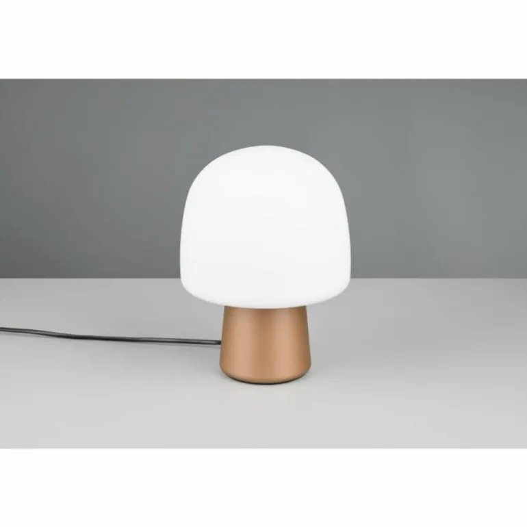 Lampe Champignon Steen Lampe à poser Luminaires Trio Brun, 1 lumière