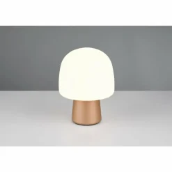 Lampe Champignon Steen Lampe à poser Luminaires Trio Brun, 1 lumière
