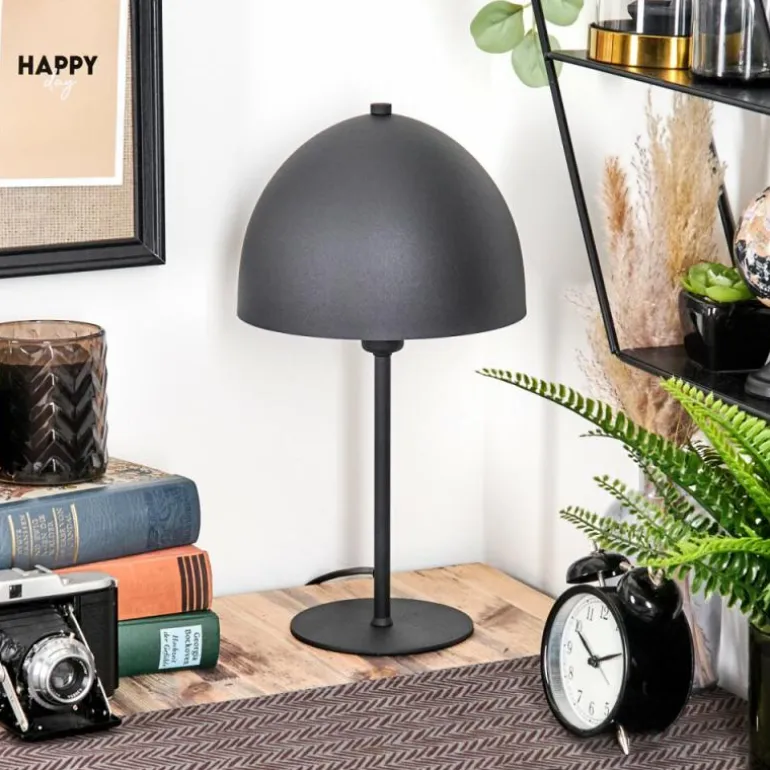 Lampe Champignon Tati Lampe à poser Anthracite, 1 lumière