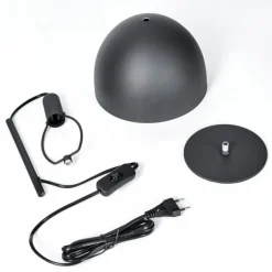 Lampe Champignon Tati Lampe à poser Anthracite, 1 lumière