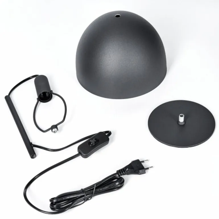 Lampe Champignon Tati Lampe à poser Anthracite, 1 lumière