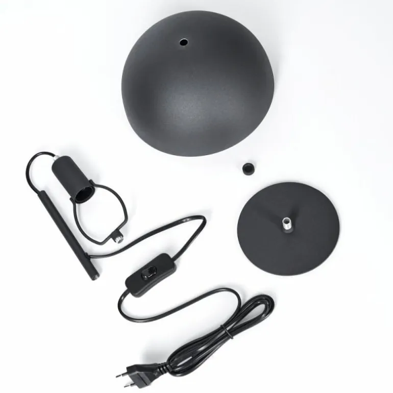 Lampe Champignon Tati Lampe à poser Anthracite, 1 lumière