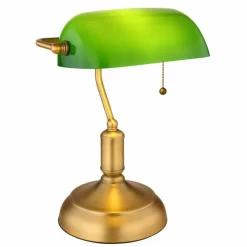 Lampe de banquier Globo ANTIQUE Vieux laiton, 1 lumière