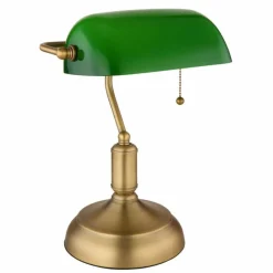 Lampe de banquier Globo ANTIQUE Vieux laiton, 1 lumière