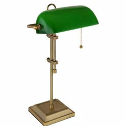 Lampe de banquier Globo ANTIQUE Vieux laiton, 1 lumière