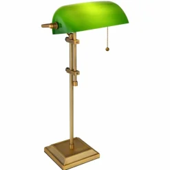 Lampe de banquier Globo ANTIQUE Vieux laiton, 1 lumière
