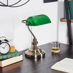 Lampe de banquier Havsta Vieux laiton, 1 lumière